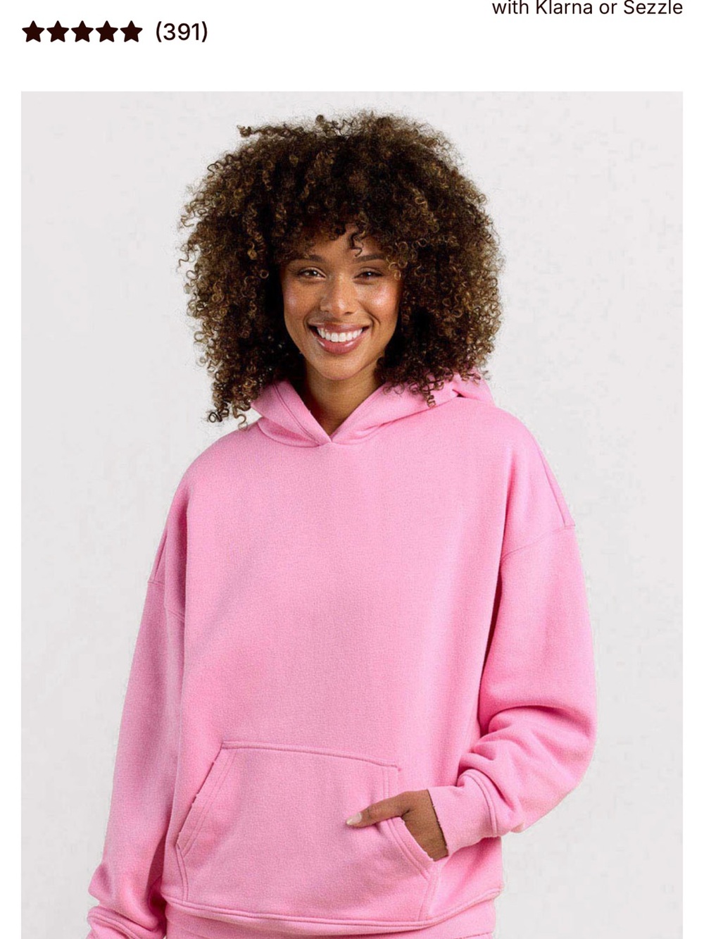 nuuds Vintage Fleece Oversized Hoodie in Limited Edition Bubblegum